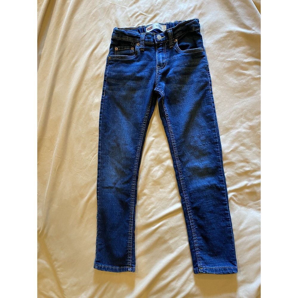 Levi's Performance 511 Slim Jeans Youth Girl Blue 10R Adjustable Waist 5 Pocket‎